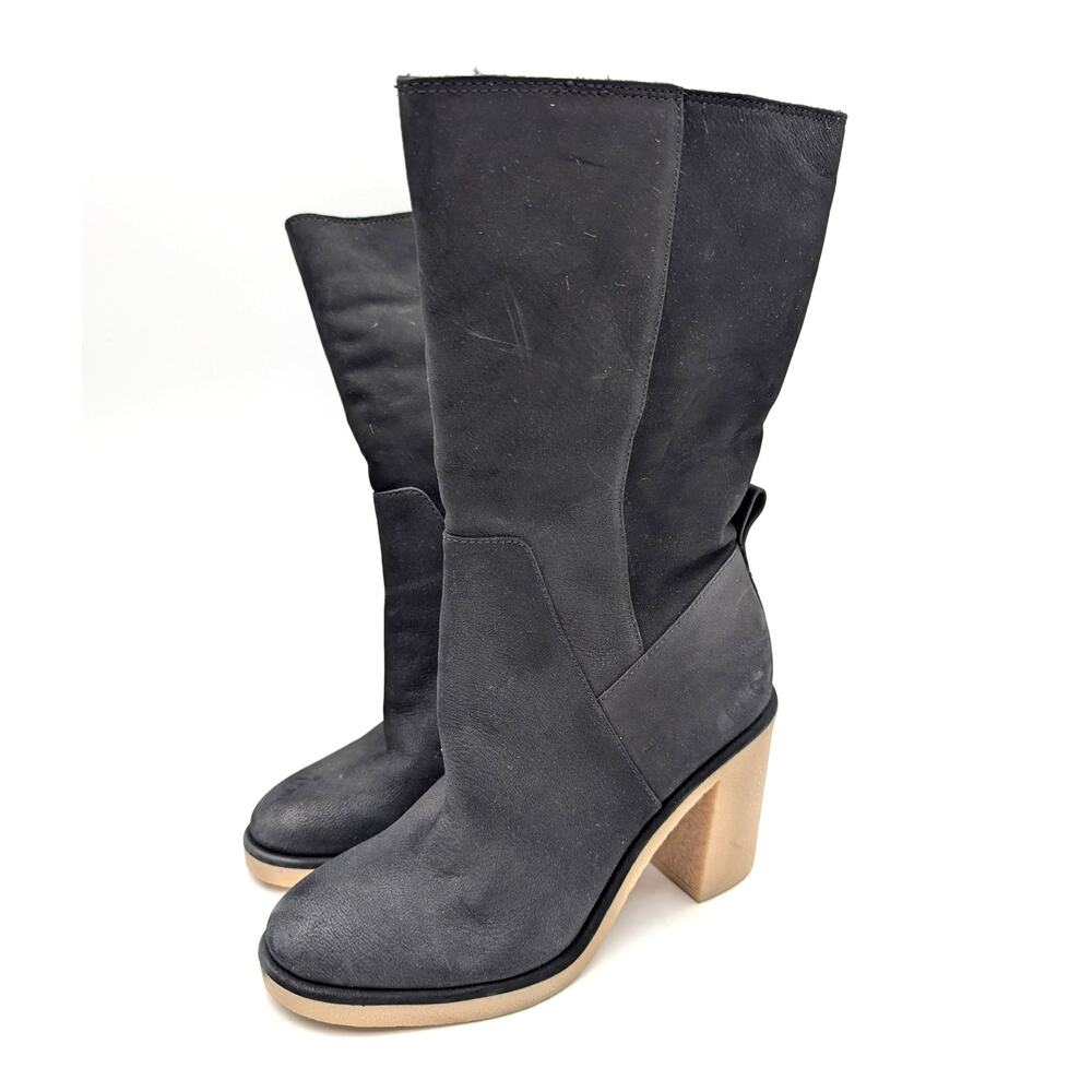 Dolce Vita Caddie Knee High Boots Side Zip Women's Black Size US7 EU37.5
